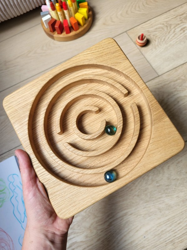 Wooden Maze Game (Finger Maze)