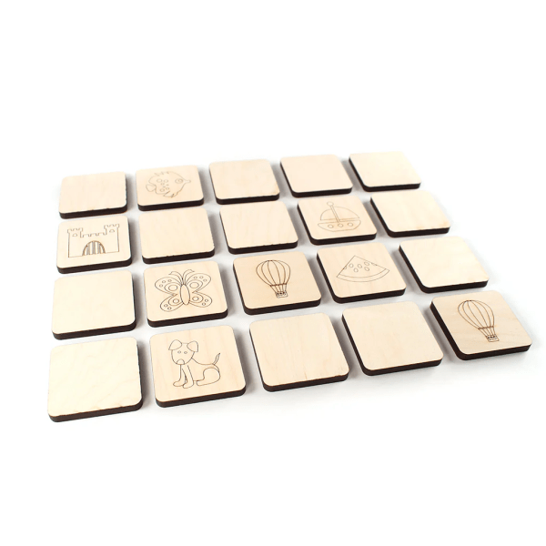 Memory Game Tiles (12/16/20 pairs)