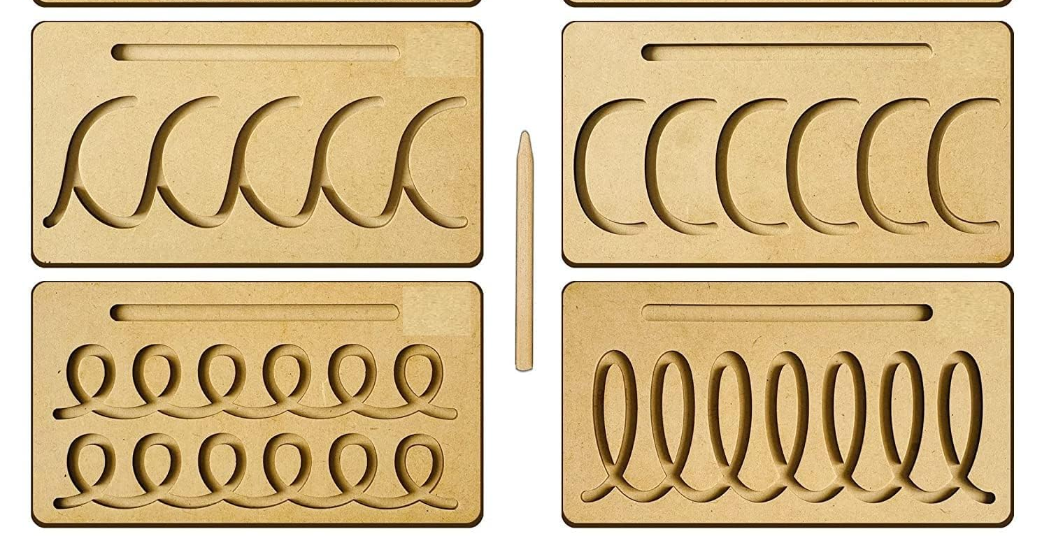 Pattern Tracing Board (Lines + Curves) – TinkerHub